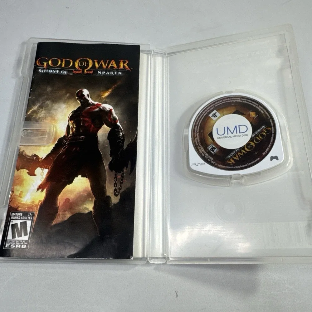 God of War: Ghost of Sparta (Sony PSP, 2010) - CIB EXCELLENT DISC!